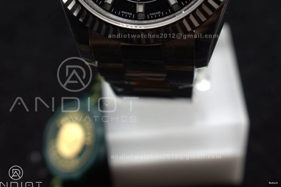 1:1 904L A 326934 SS Black Sky-Dweller SS ZF Best on Edition Dial 1087 EasyCare Bracelet 0719